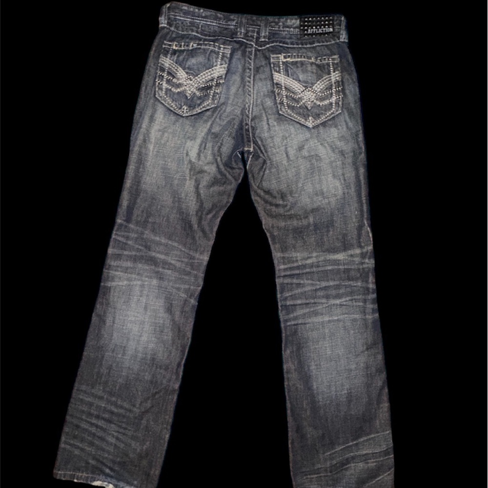 affliction “grant” jeans